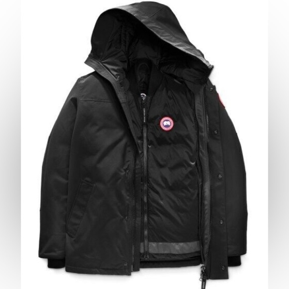 Canada Goose Men's 5817M GARIBALDI PARKA Black Size M